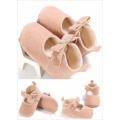 2017 Hot New arrival Girl Kids Pink Shoes Baby First Walkers Shoes cheap bow-knot sandals 5 Colors